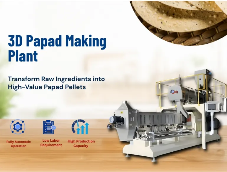 3D Papad Making Plant